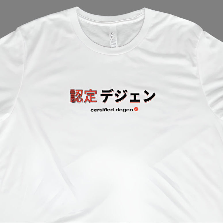 Certified Degen JP NFT Tee