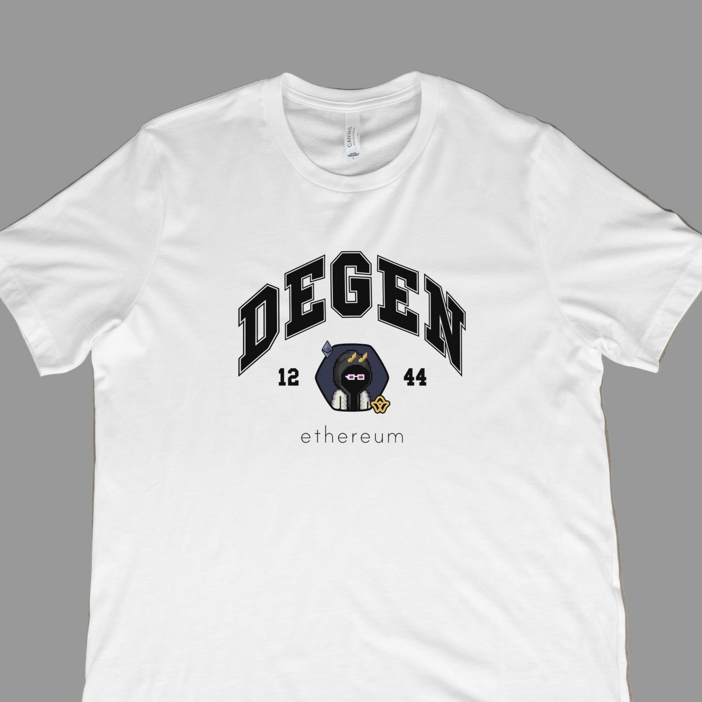 Degen Blockchain Varsity Tee