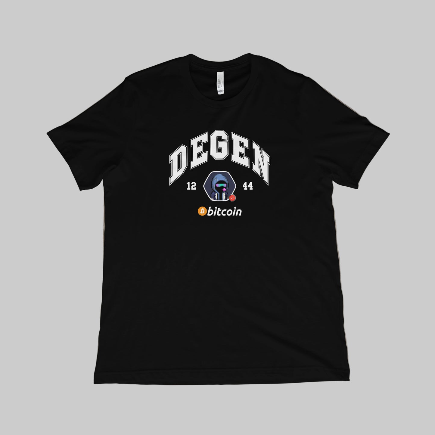 Degen Blockchain Varsity Tee