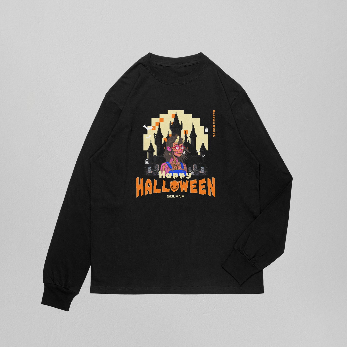 Pixel Moon Halloween Sweater