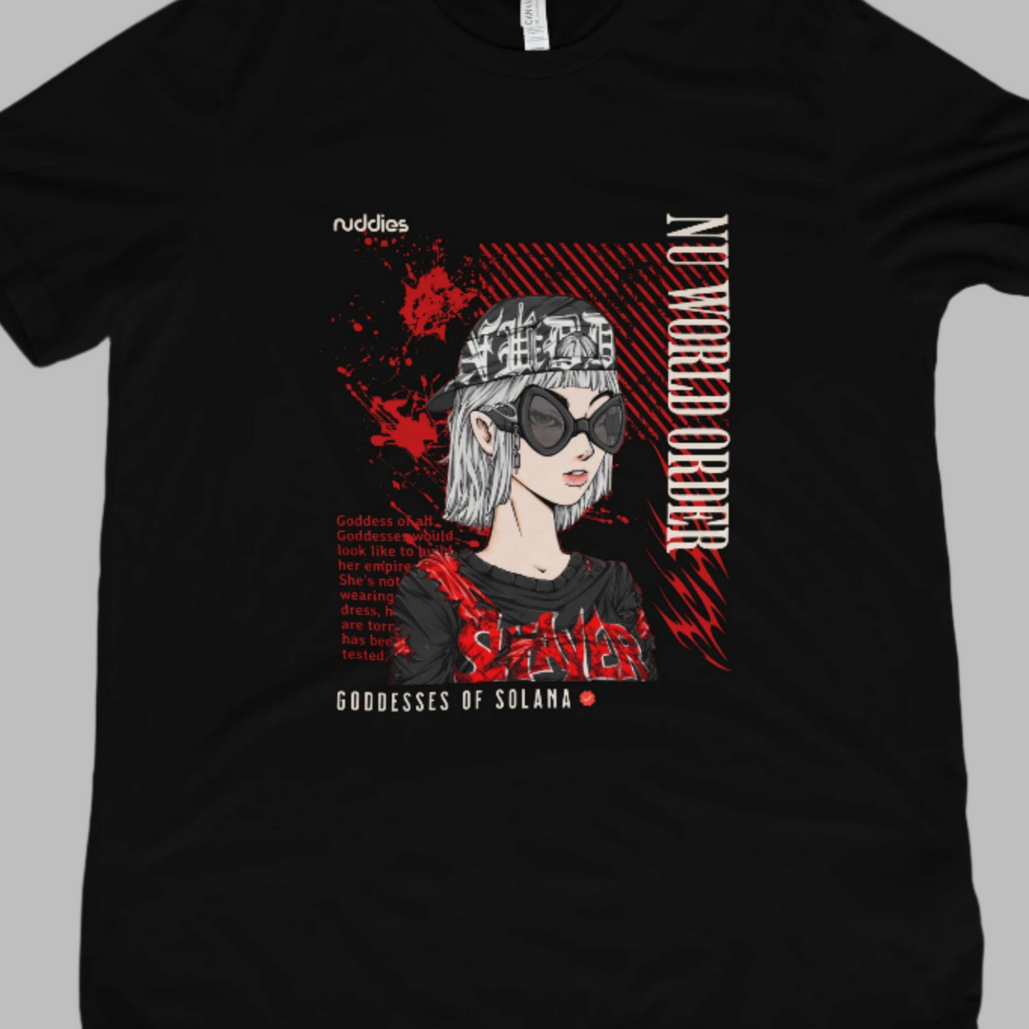 Nuddies x Certified Degen: Nu World Order tee