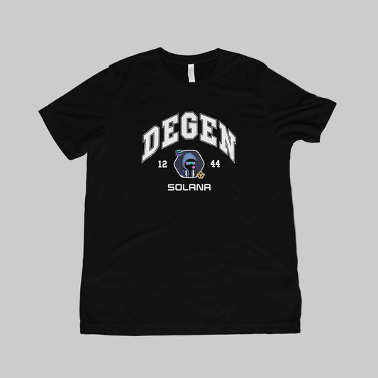 Degen Blockchain Varsity Tee