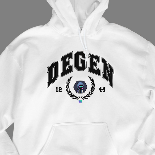 Blockchain Degen Varsity Hoodie
