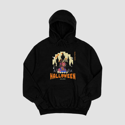 Pixel Moon Halloween Hoodie