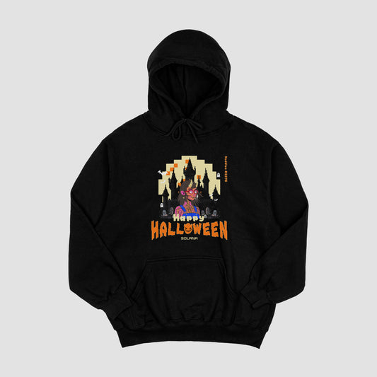 Pixel Moon Halloween Hoodie