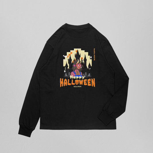 Pixel Moon Halloween Sweater